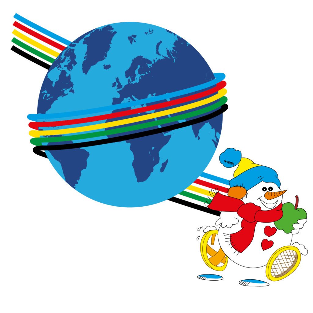 Official Logo of the World SnowShoe Championship-2027, 53rd Ciaspolada Italy